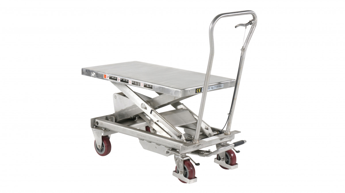 Kėlimo stalai iš aliuminio / nerūdijančio plieno