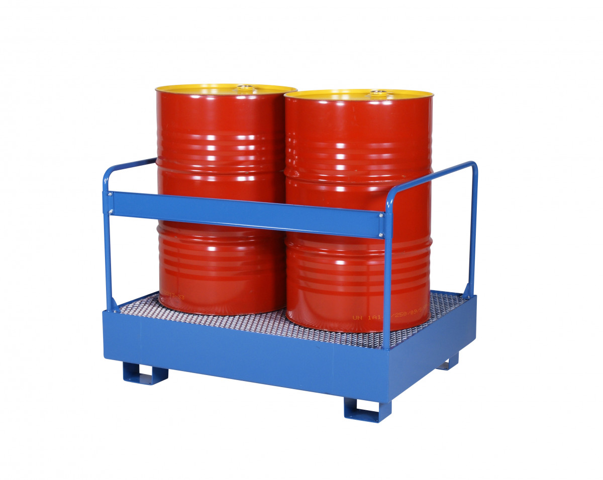 Atviros nuotekų surinkimo talpos stačioms statinėms su apsauginiais turėklais