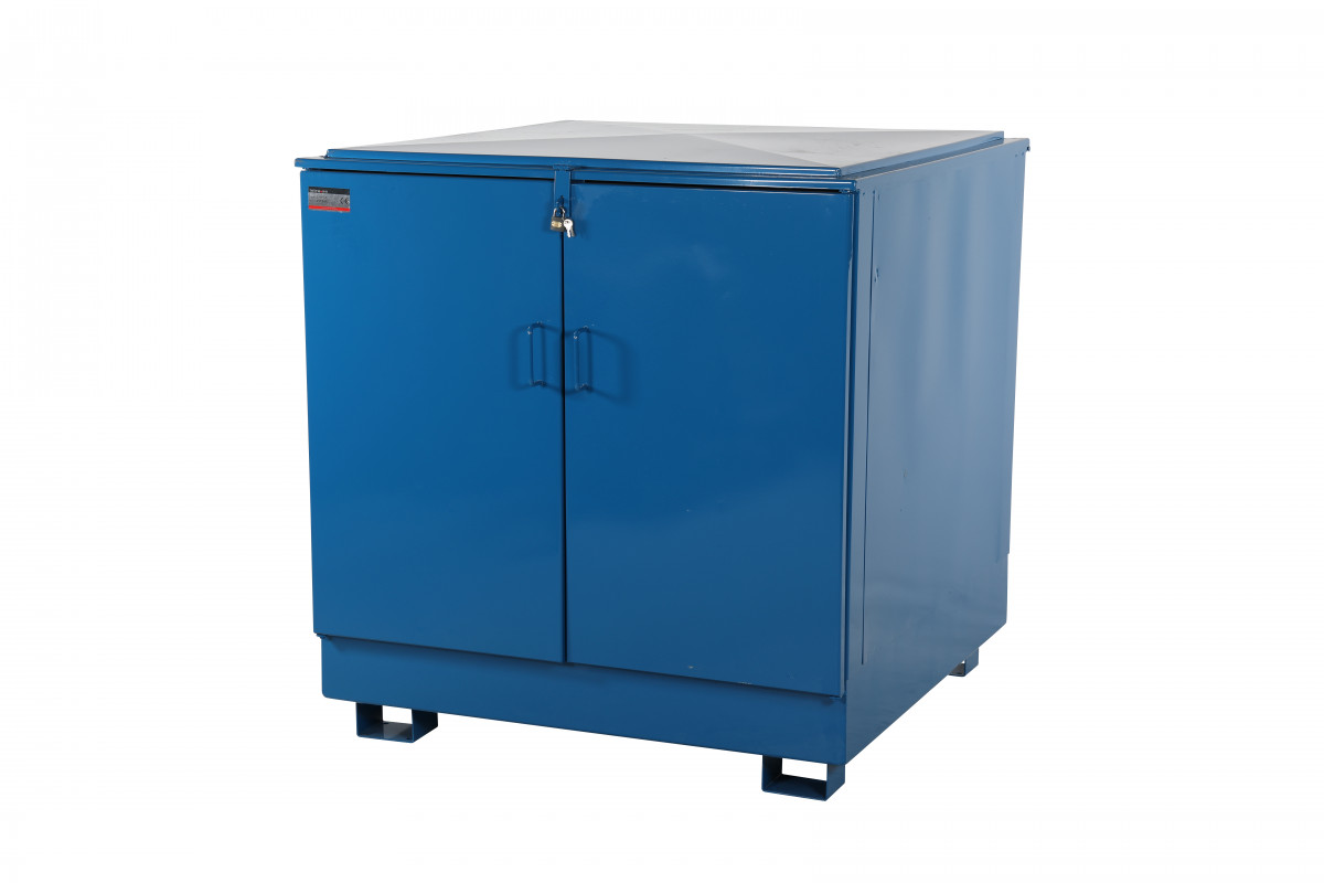 Uždaros nuotekų surinkimo talpos skirtos saugiam vertikaliai laikomų statinių sandėliavimui ir galimų nuotėkių surinkimui.