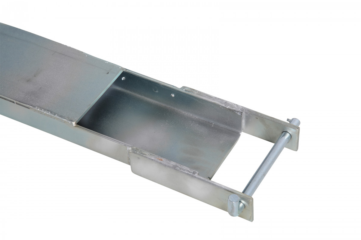 Cinkuotos šakinio krautuvo šakės su tvirtinimo kaiščiu 2000mm ilgio