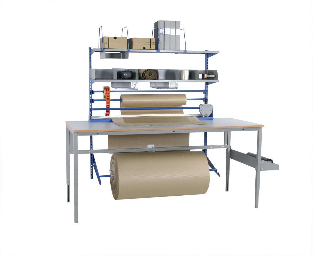 Pakavimo darbastalis su aukščio reguliavimu