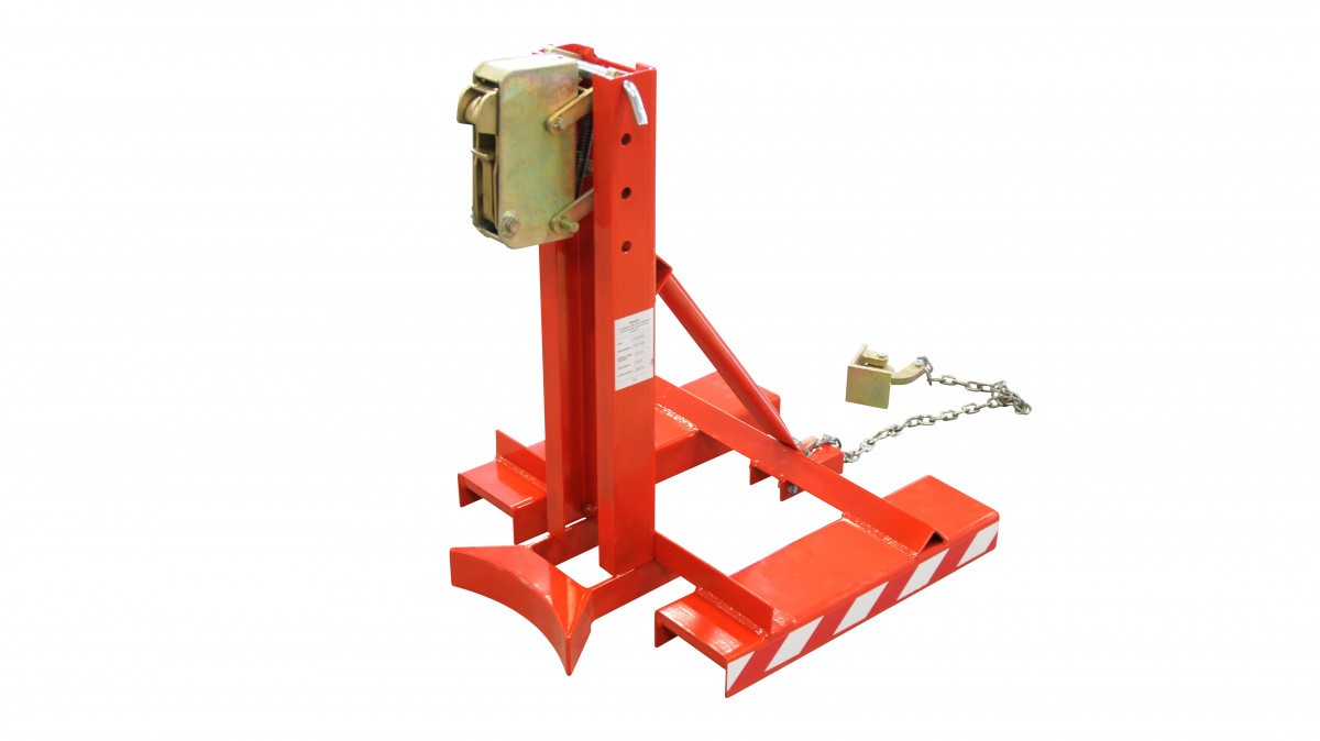 Automatinis statinių griebtuvas šakiniam krautuvui