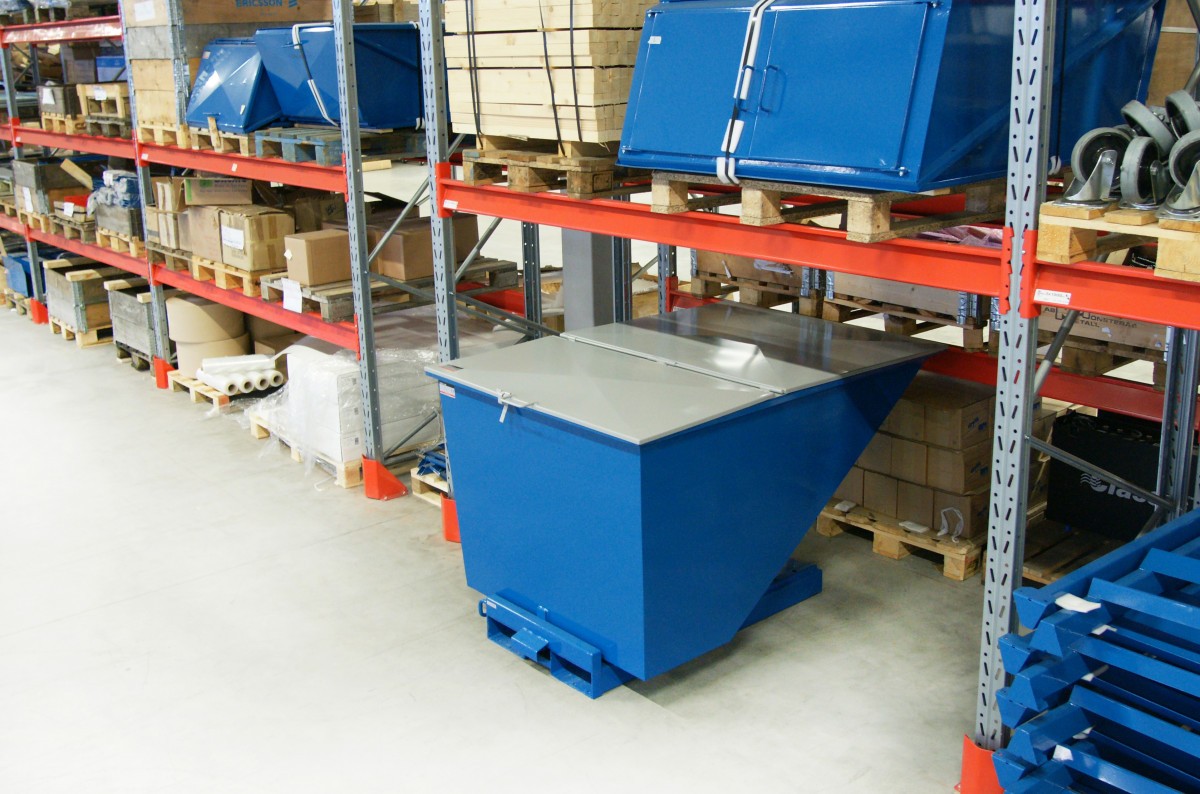 Išsiverčiančių konteinerių dangčiai