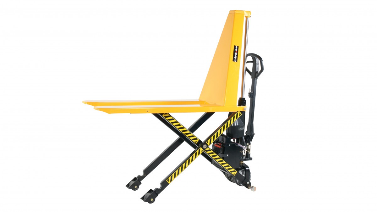 Elektrinis žirklinis palečių keltuvas