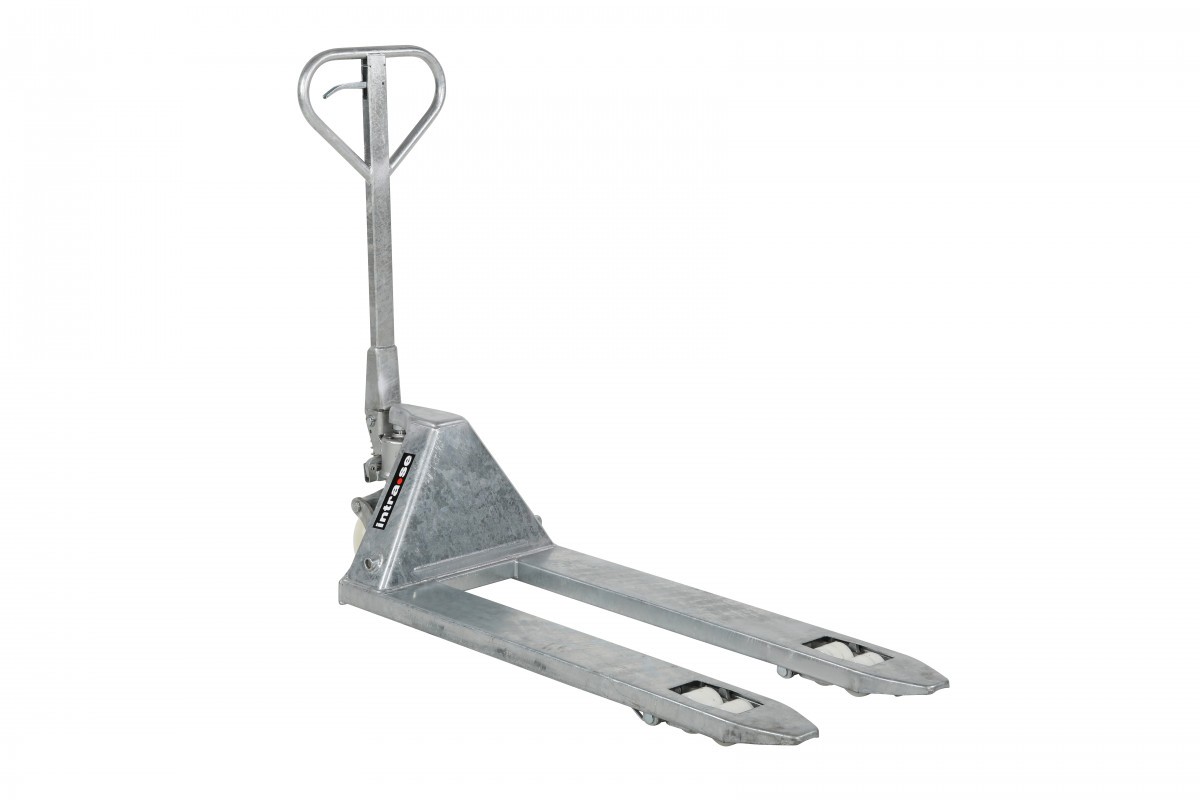 Cinkuoto plieno rankinis palečių vežimėlis