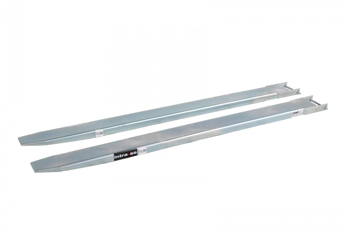 Cinkuotos šakinio krautuvo šakės su tvirtinimo kaiščiu 2500mm ilgio